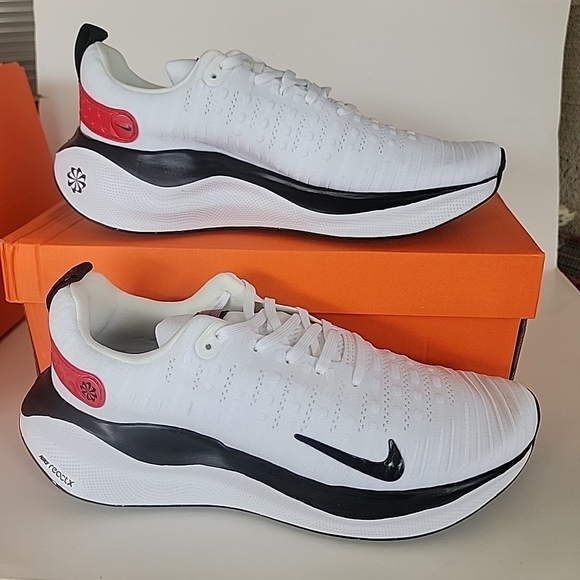 Nike ReactX Infinity Run 4 'White Light Crimson DR2665-100 Women's Shoes New - Picture 9 of 15